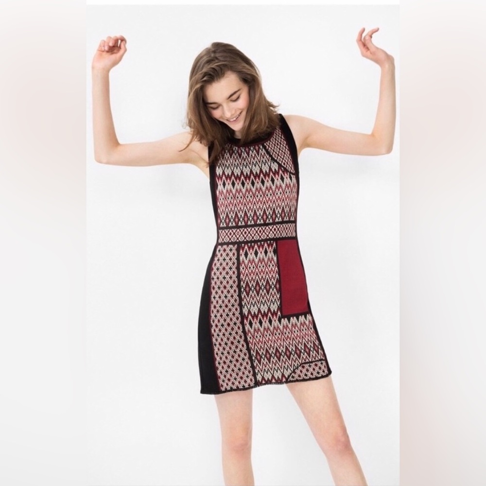 Desigual, Geometric Pattern Dress, Size XS